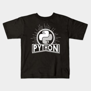 Python Vintage Retro Kids T-Shirt